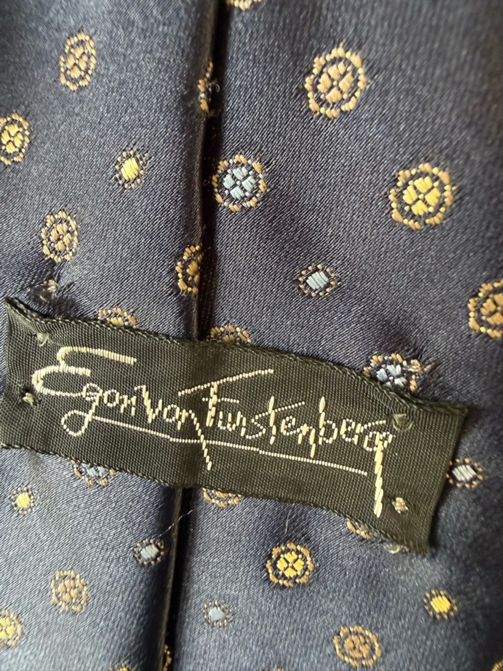 Men's Tie Set - Green, Brown, Navy, Beige, Paisley & Burgundy Bundle of 5 - Picture 3 of 7